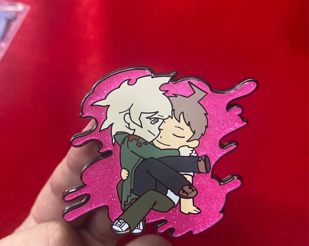 Image of Danganronpa V2 Nagito x Hinata BL Hard Enamel Pin Yaoi