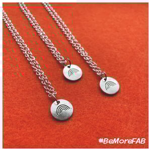 Image of Be more Fab - charity necklace and keychain