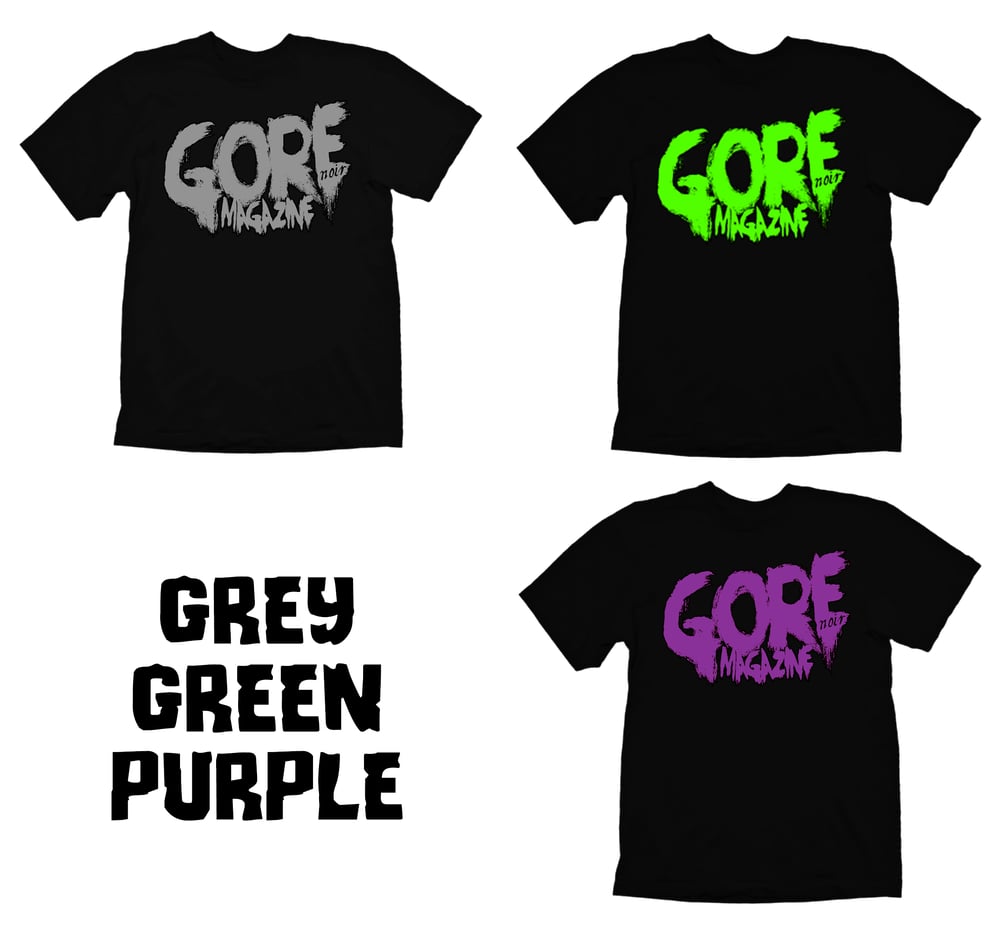 Image of GORE Logo T-Shirts (green/purple/grey)