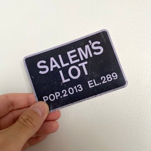 Salem's Lot gloss vinyl sticker