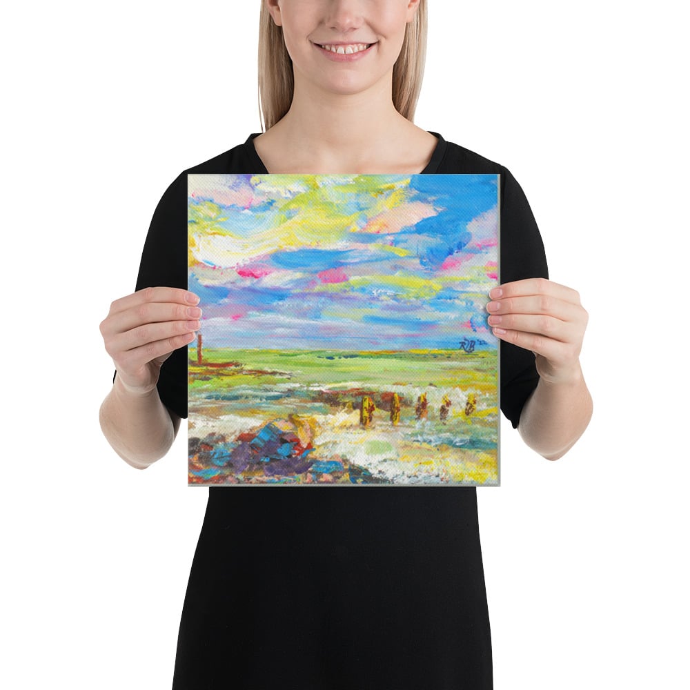 Image of ||| Canvas Print ||| - "Lake Michigan Was Angry that Day... Pt. 6"