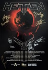 Limited Signed European Tour 2022 Poster (Size A3 - Autographed)