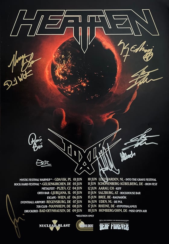 Image of Limited Signed European Tour Poster (11"x17" - Autographed)