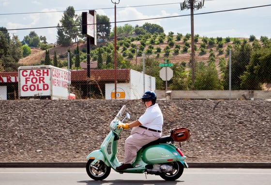 Image of Riders On The 10 Zine Plus  5 x 7" Archival Pigment Print of image shown