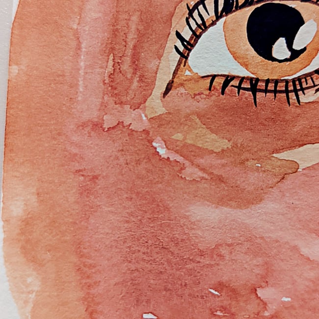 Cara's Eye Watercolor 