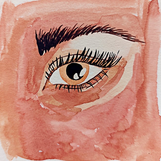Cara's Eye Watercolor 
