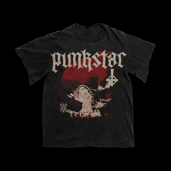 Image of PUNKSTAR GRAVE TEE