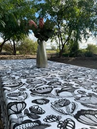 Tablecloth - KK Monochrome Flowers