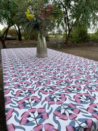 Tablecloth - JP Gum (pink & white)