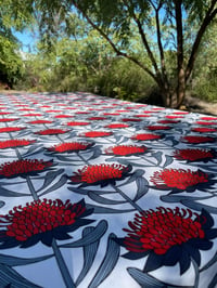 Tablecloth - JP Waratah (Red & White)