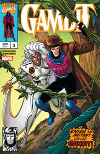 Gambit #1 Arsenal/Cape&Cowl Store Exclusive X-Men Animated Series X-Men #266 Homage by Larry Houston
