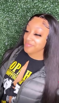 Image 2 of Straight Frontal Wig