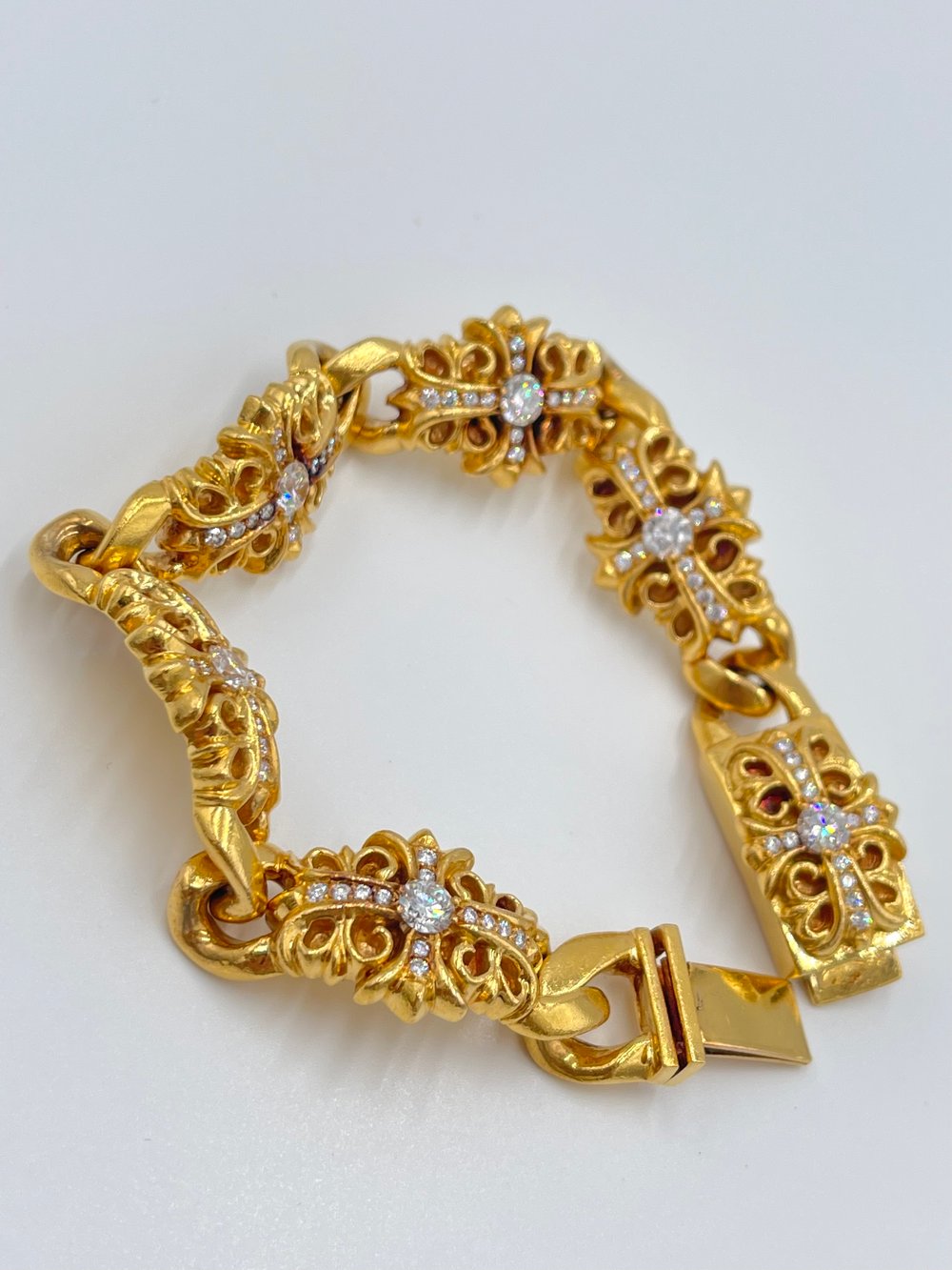 Chrome Hearts 22k/DIA Keeper Set