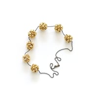 Image 2 of 7 SATELLITES GOLD necklace