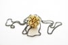 SATELLITE GOLD mid-length necklace