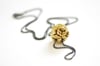 SATELLITE GOLD drop necklace