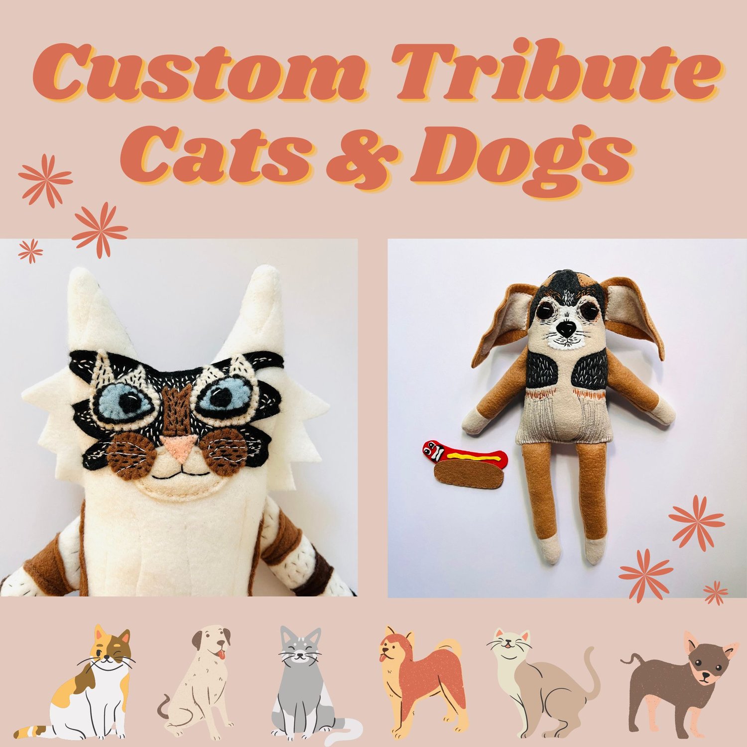 Custom Tribute Doll (Cats & Dogs)