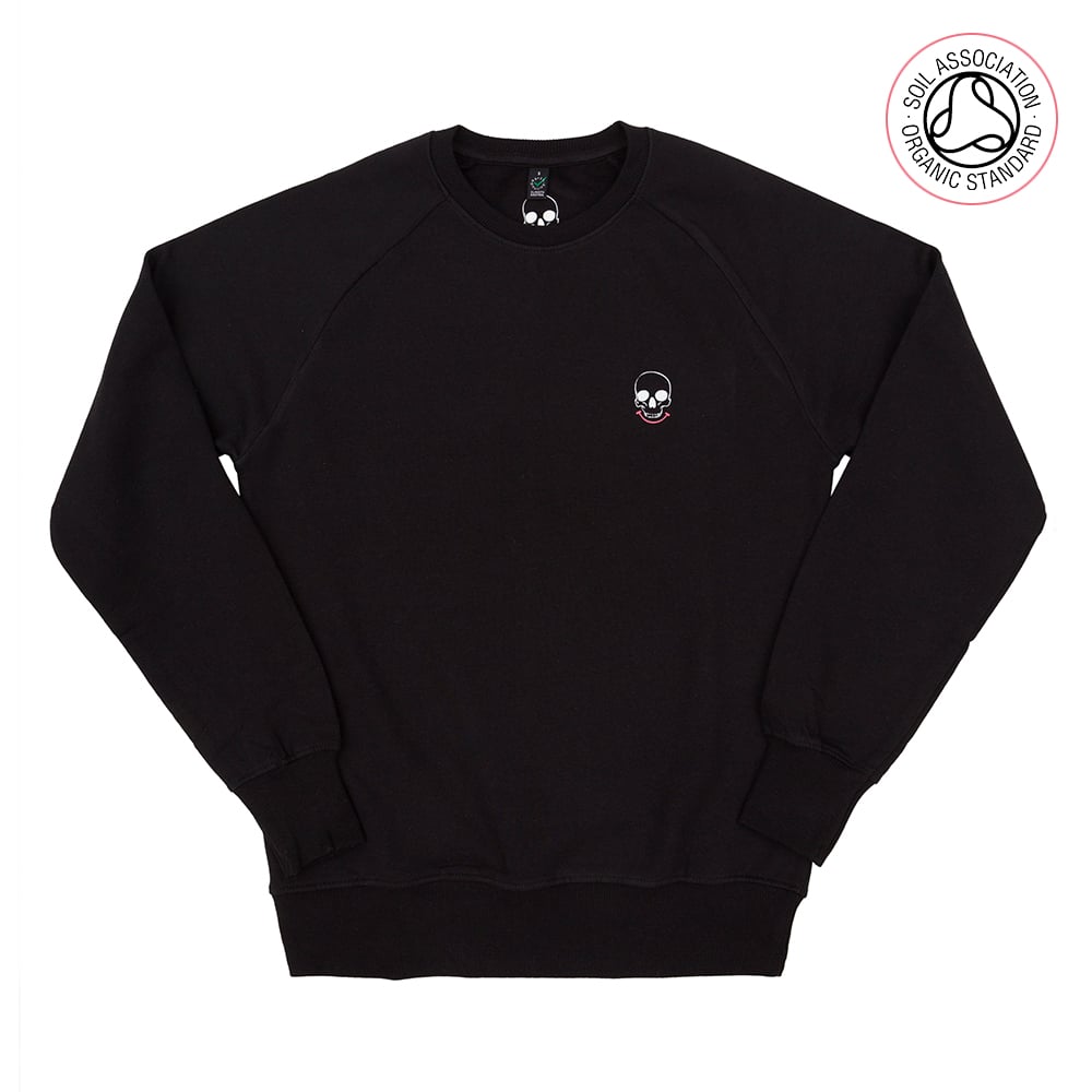 Crow Unisex Back Print Sweatshirt (Organic)