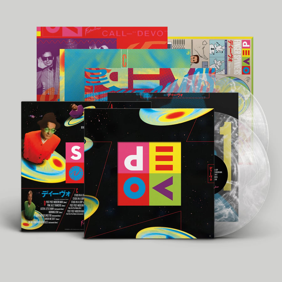 Image of <h4>DEVO</h4><H5>Smooth Noodle Maps 2xLP</H5><H6>Donut Glaze Vinyl</H6>