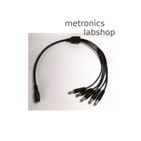 Image 1 of 5 Way DC Power Splitter Cable - fits BOSS PEDALS & OTHER FX 