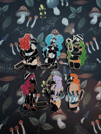 Image 1 of Sexy Plague Doctors Pins and KEYCHAINS