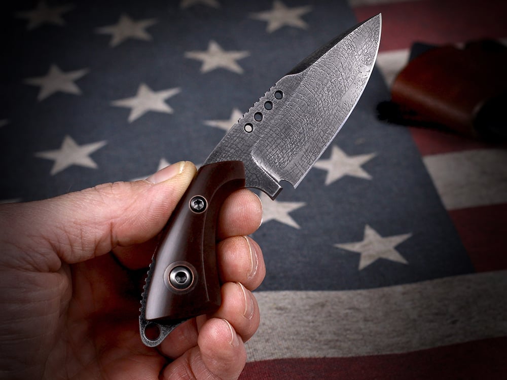 Custom Drop Point Fixed Blade #436