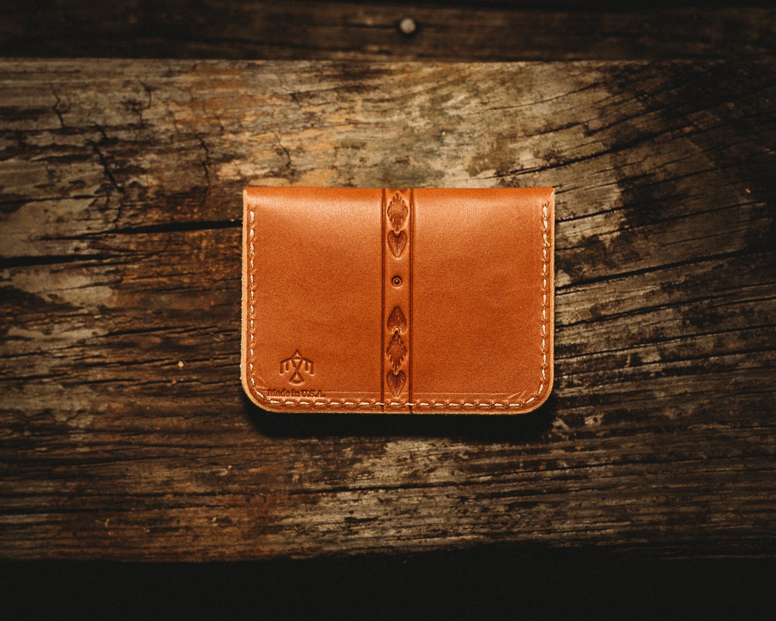 Small Trucker Wallet (Saddle Tan) | Golden Age Supply Co.