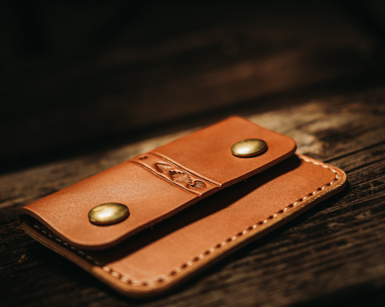 Small Trucker Wallet (Saddle Tan) | Golden Age Supply Co.