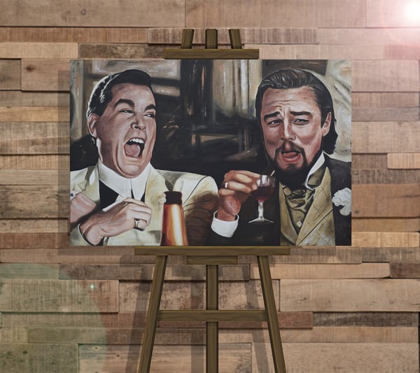 Image of DO I AMUSE YOU - ORIGINAL ACRYLIC PAINTING