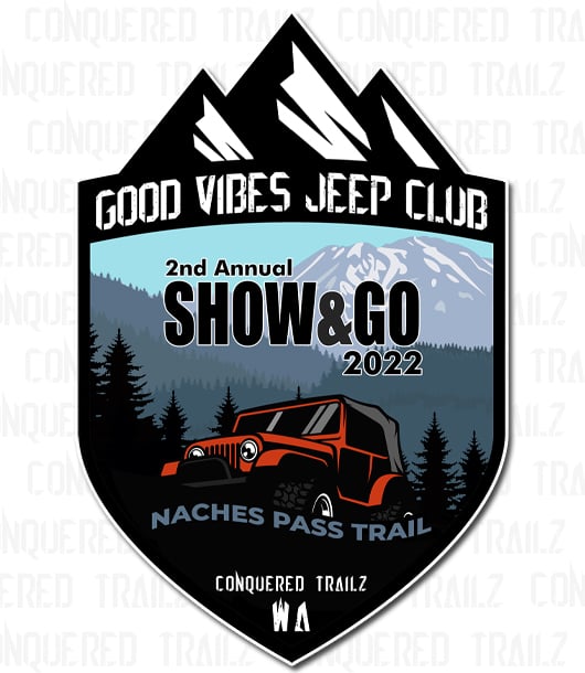 Image of  Good Vibes Jeep Club 2022 Show & Go - Event Badge