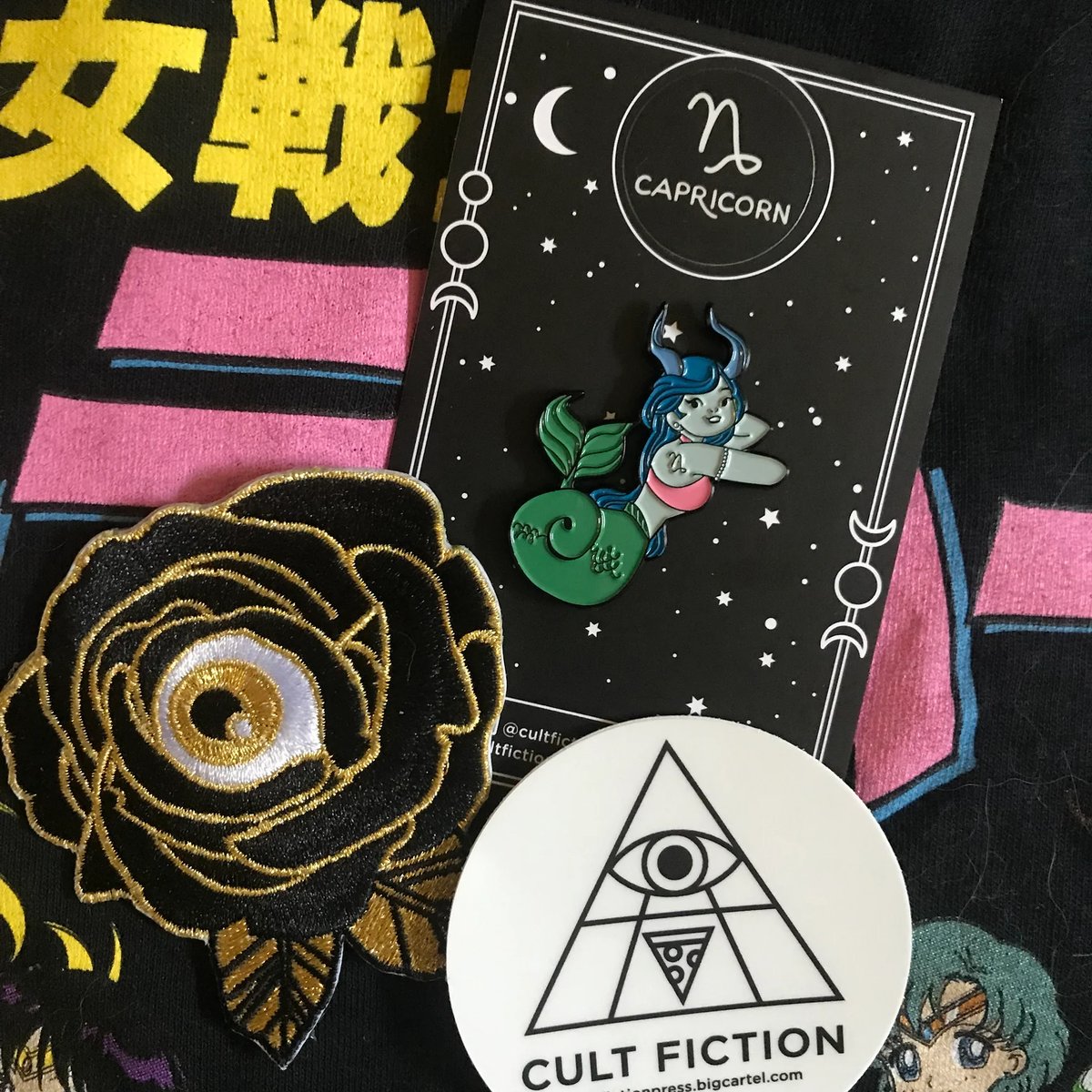 Image of Capricorn Zodiac Enamel Pin