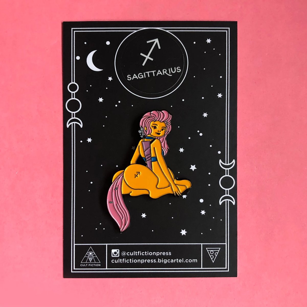 Image of Sagittarius Zodiac Enamel Pin