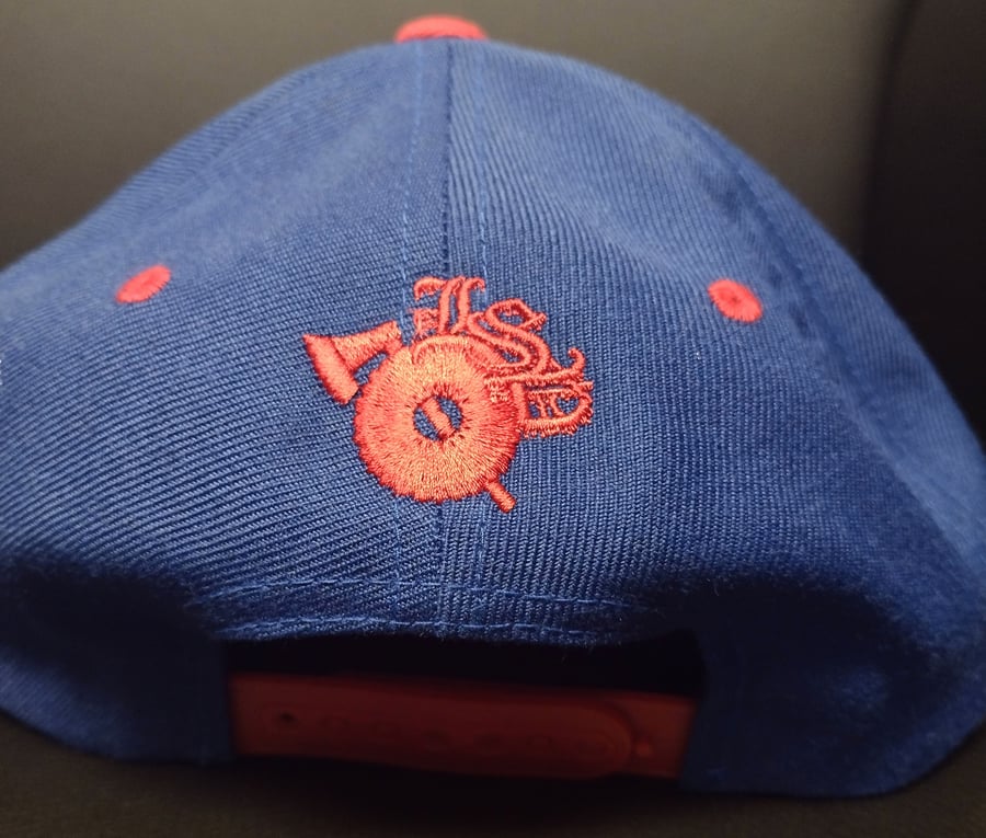 Image of LSP : LSP LOGO (BLUE W/ RED OUTLINE) SNAPBACK HAT 