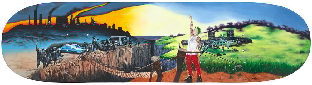 Image of Limited Edition Jilted Skateboard Print