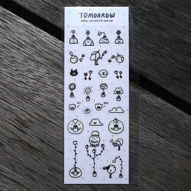 Tomorrow: Sticker sheet