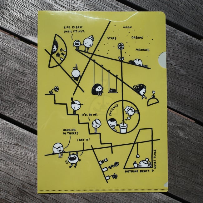 Tomorrow: Plastic file folder