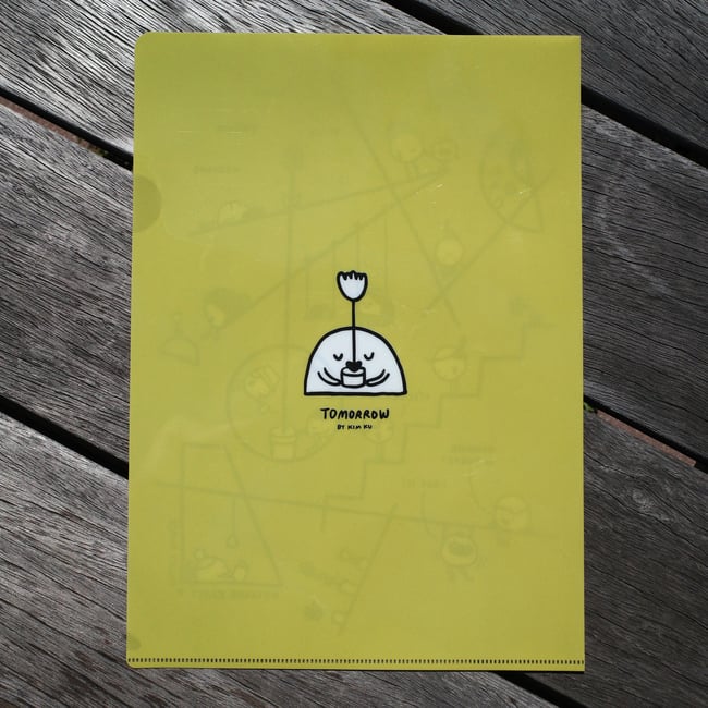 Tomorrow: Plastic file folder