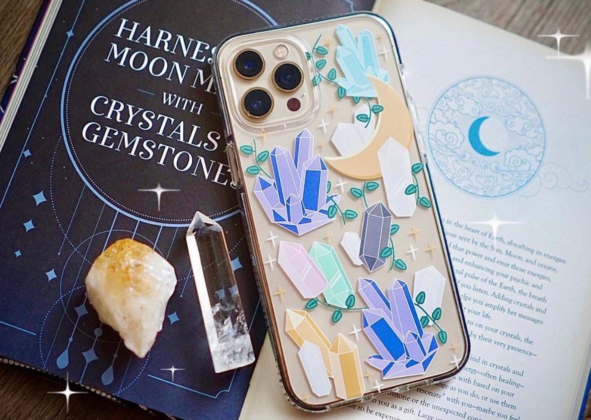 Magical Crystals Phone case RTS POD Creations by M