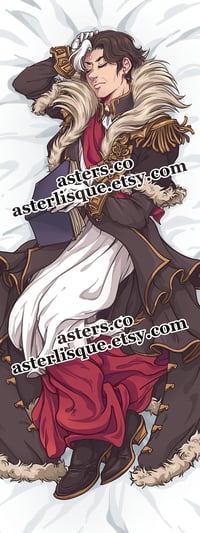 Image 2 of FFXIV Emet Selch Dakimakura Body Pillow