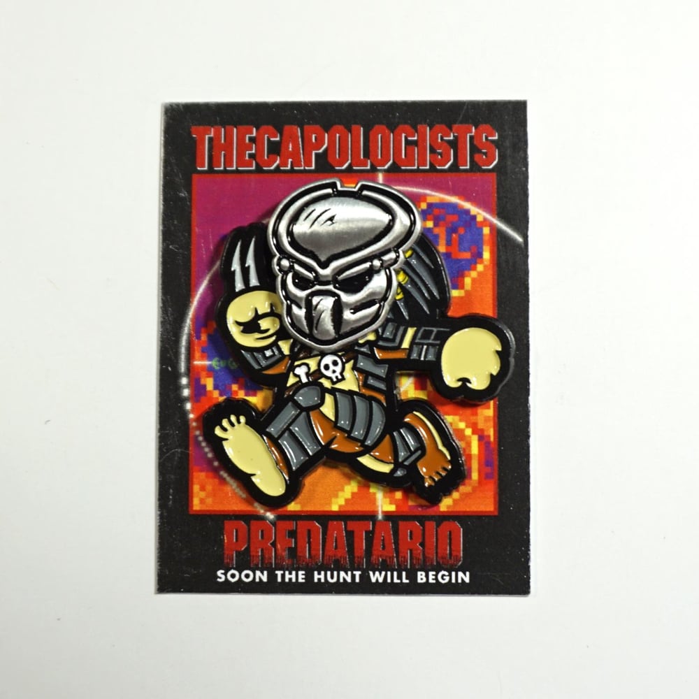 Predatario enamel pin