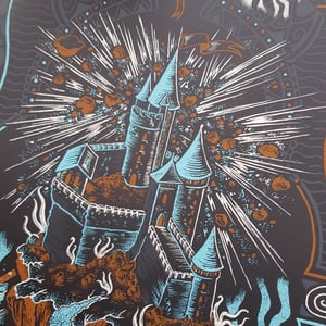 HELLFEST 2022 screenprinted poster