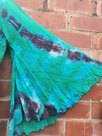 Image 5 of Jewelled hoodie Jade tie dye