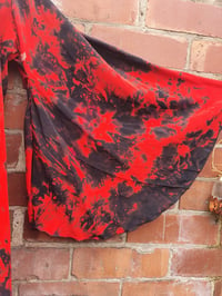 Image 5 of Cosmos magical red tie dye kaftan Free size 
