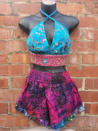 Image 5 of Bralette turquoise and hot pink
