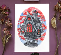 Image 1 of Dark house. Print