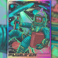 Image 2 of Puscifer 6.28.22 Boston Official Gig Poster - Rainbow Foil Variant