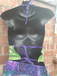 Image 3 of Bralette purple and green