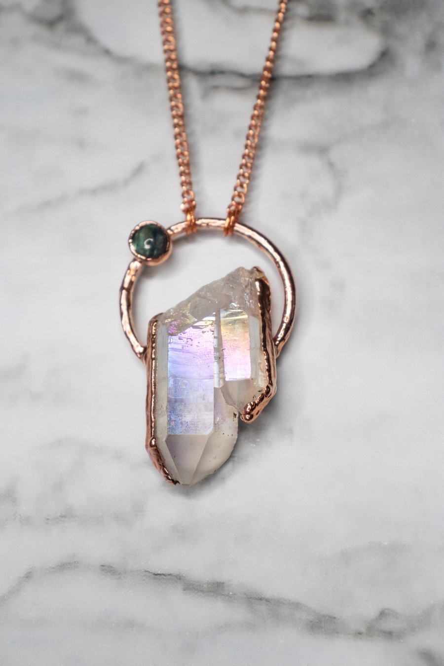 Image of Aura Quartz and Labradorite