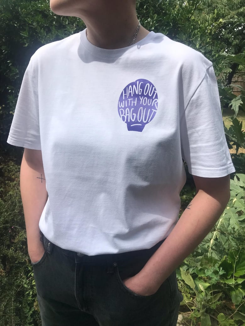 Image of Ombre logo tee - White