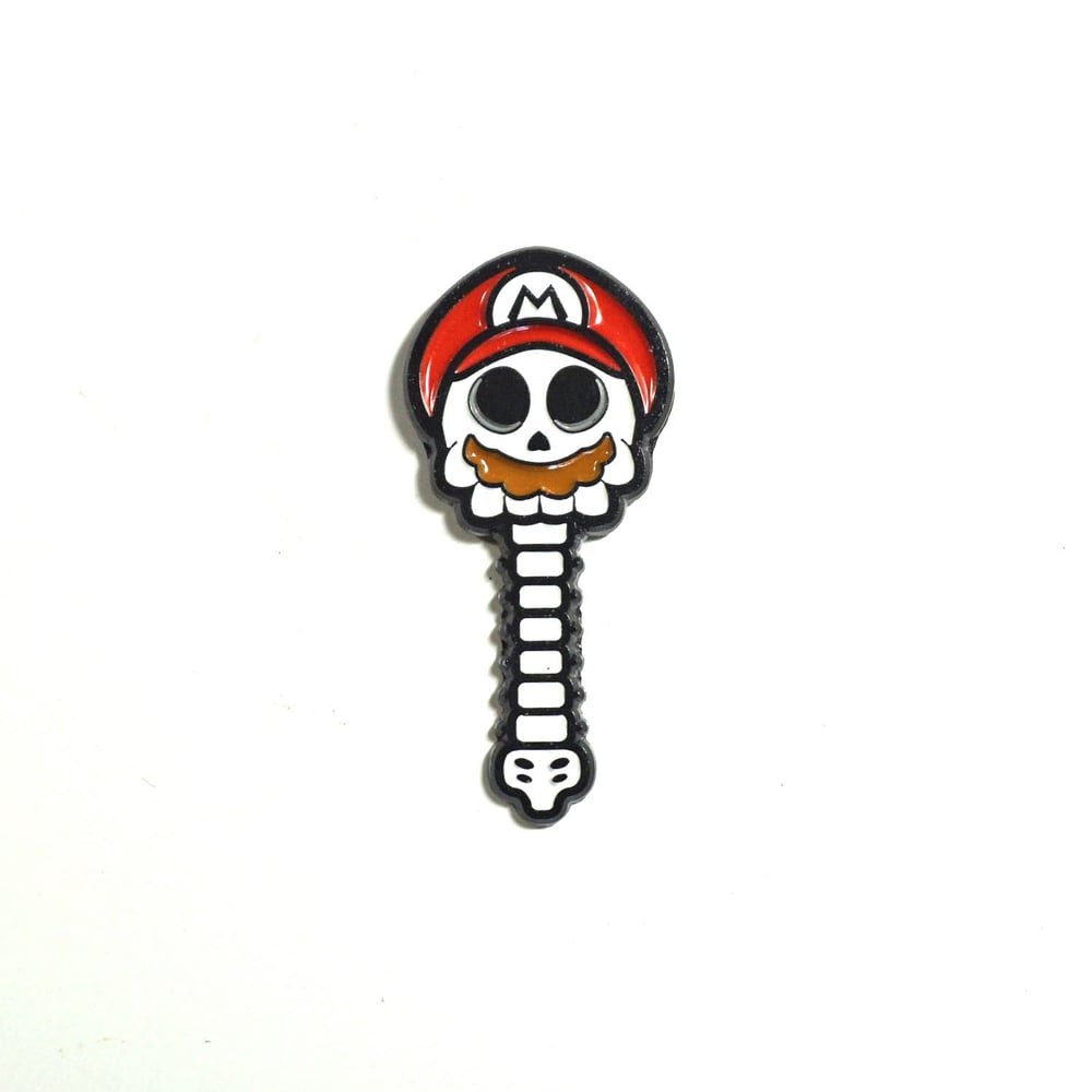 Mario Spine enamel Pin